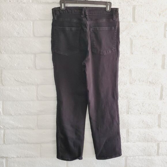 GOOD AMERICAN Good Curve High Rise Straight Stretch Black Jeans GCST47SBT 10/30 - Picture 2 of 11